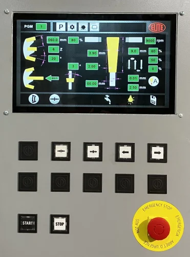 Painel de controlo com visor a cores do modelo ELITE GBT 851