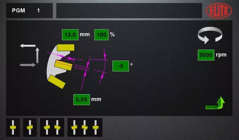 Ecrã táctil que permite uma programação rápida e fácil. Modelo ELITE AVB 850