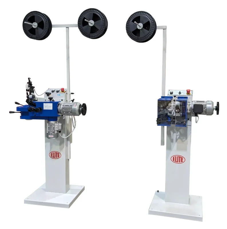Afiação e afinação de serras de fita de carpintaria na mesma máquina ELITE modelo SC2 + TR3