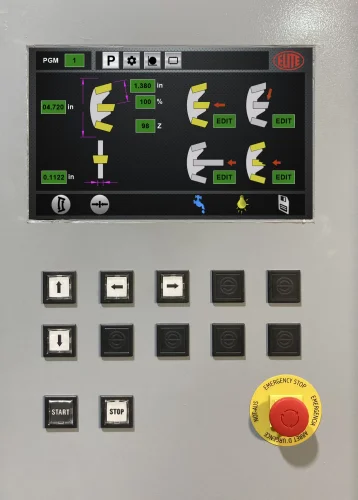 Painel de controlo com visor a cores do modelo ELITE SVG 850
